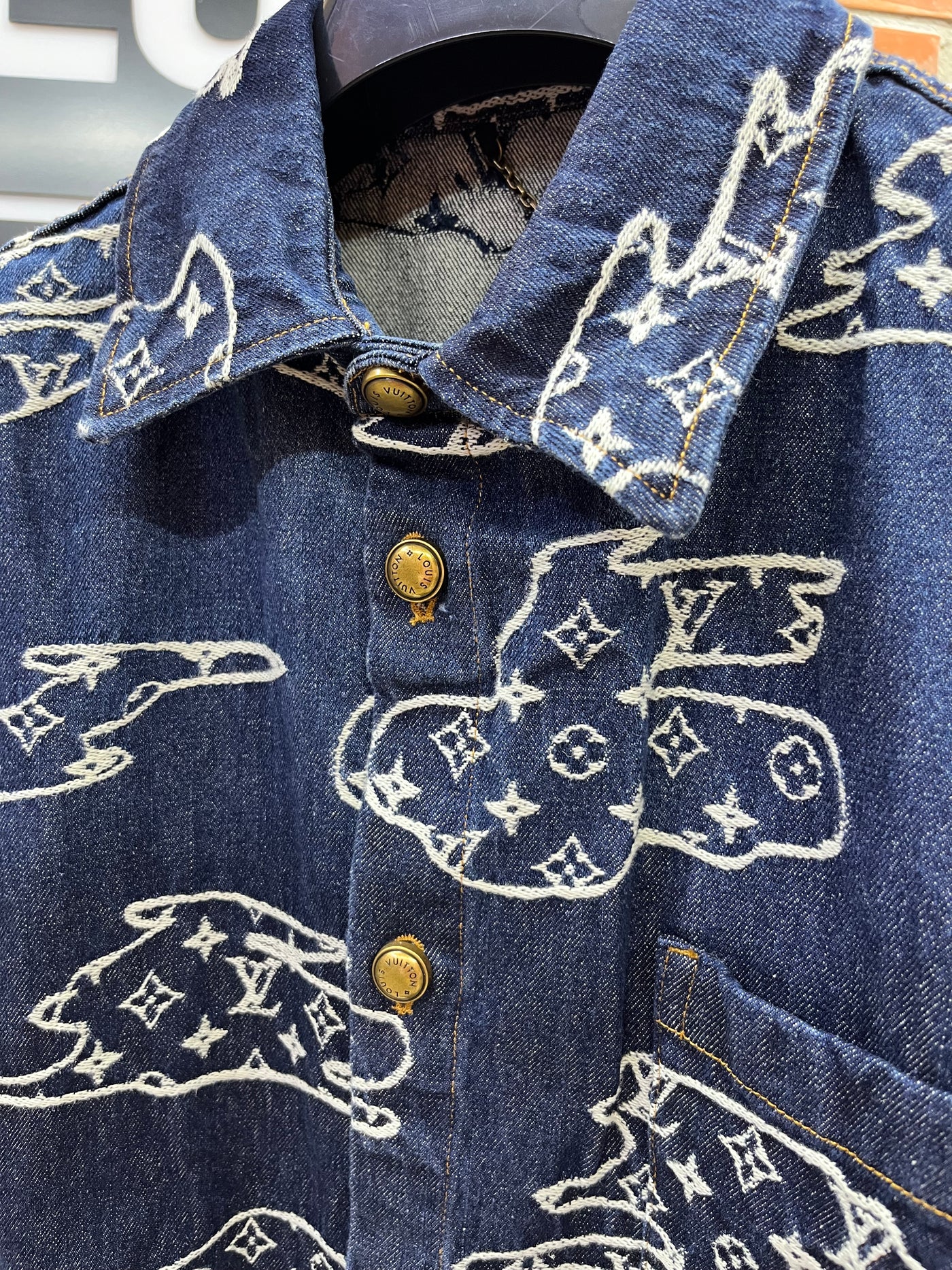 CAMICIA DI JEANS LOUIS VUITTON
