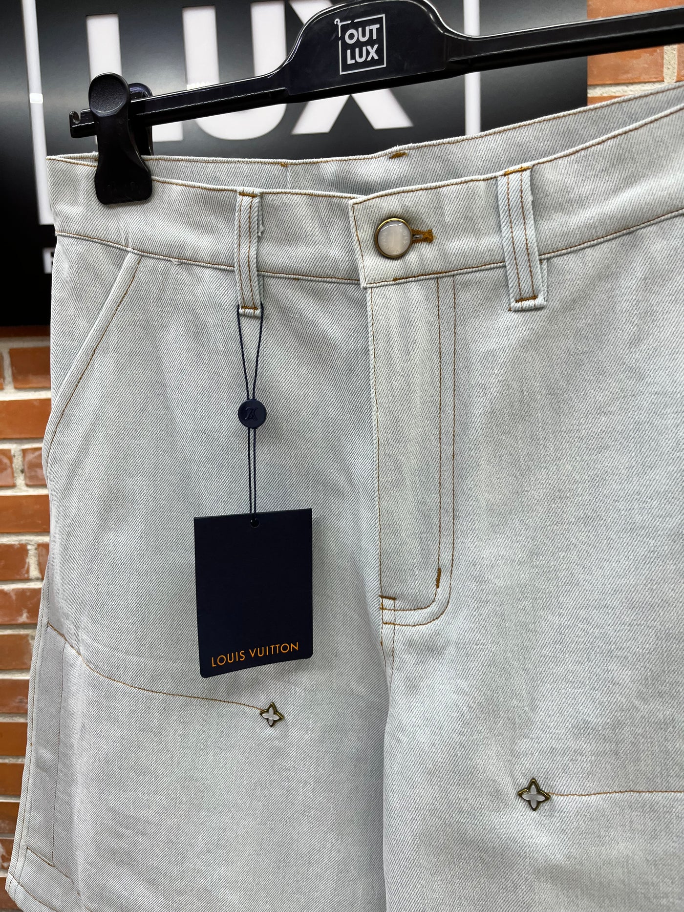 Jeans Corto Louis Vuitton
