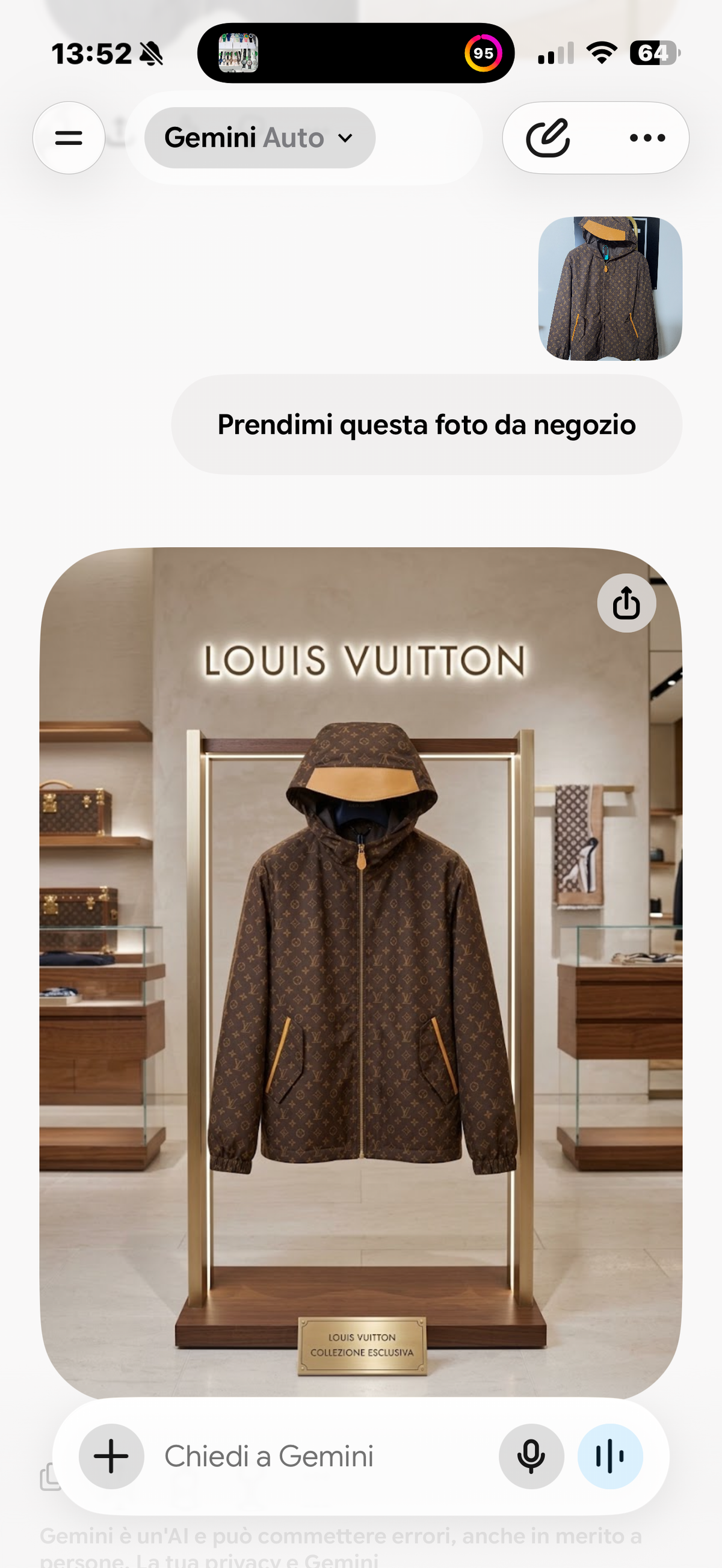 ANTIVENTO LOUIS VUITTON